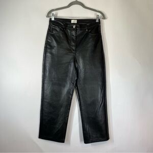 Wilfred Black Leather Pants
